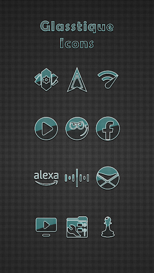 Glasstique Teal Icon Pack Screenshot 3