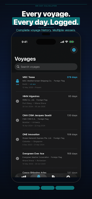 Seatime — Sea Time Calculator Screenshot 1