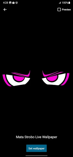 Strobo Mata Live Wallpaper Screenshot 1