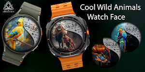 Cool Wild Animals Watch Face Screenshot 2