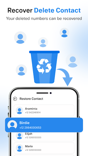 Recovered Deleted Contact Screenshot 1
