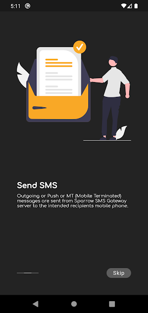 Sparrow sms Screenshot 2