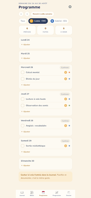 Marelle : carnet IEF Screenshot 3