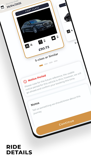 ERS Chauffeurs Screenshot 2
