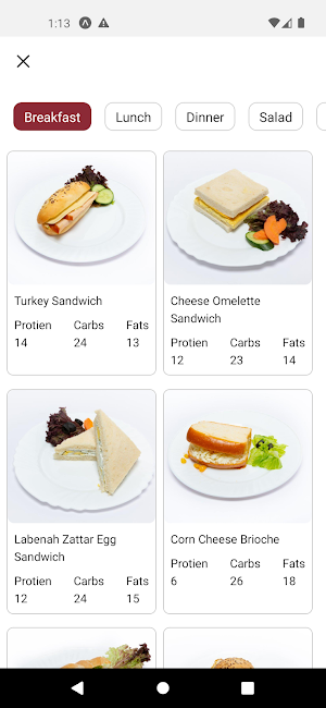 Swing Healthy Food Screenshot 0