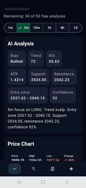 Scalping Crypto Assistant Screenshot 1