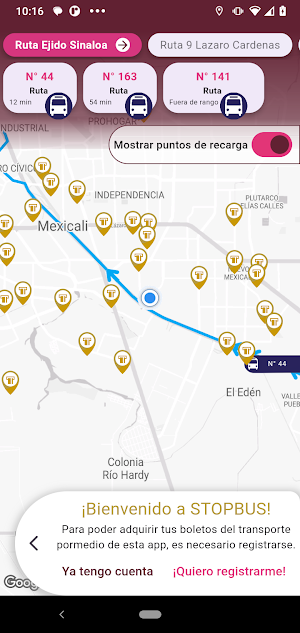 StopBus Mexicali Screenshot 0