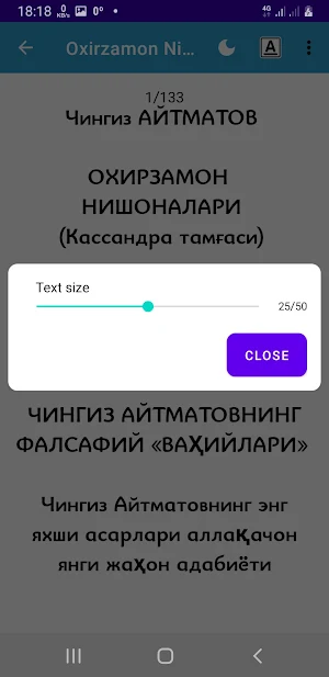 Oxirzamon Nishonalari Screenshot 3