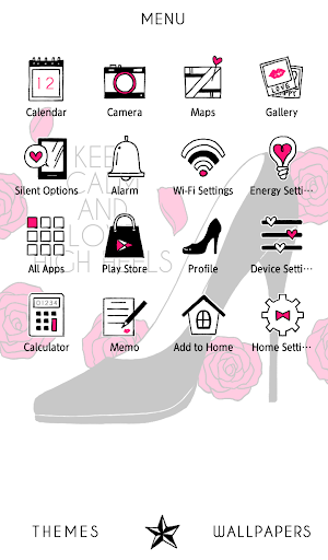 Love High Heels Theme Screenshot 1