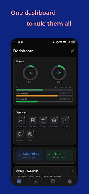 Dashboarr Screenshot 0