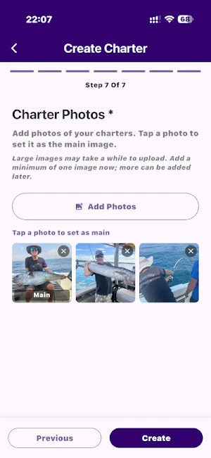 Charter Admin Screenshot 2