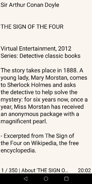 The Sign of the Four Screenshot 1