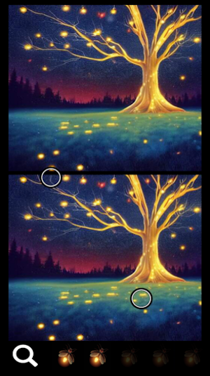 Spot a Difference Fireflies Screenshot 0