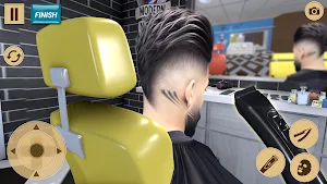 Barber Shop 3d Hair Cut Games Screenshot 1
