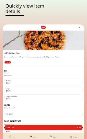 Piccini Italian Takeout Screenshot 2