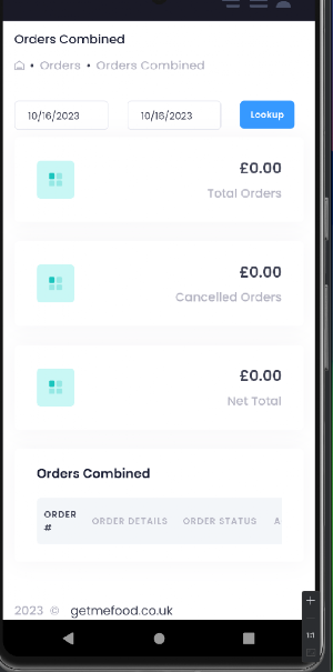 Get Me Food Business App Screenshot 3