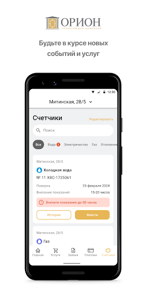 УК «Орион» Screenshot 2