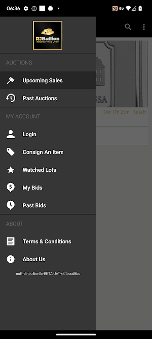 RJB Auctions Screenshot 3
