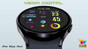 Vega Digital Watch Face Screenshot 3