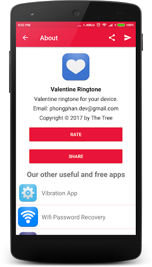 Valentine Ringtones Screenshot 3