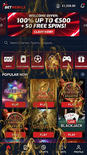 BetRebels Screenshot 0