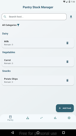 Pantry Stock Manager Screenshot 3