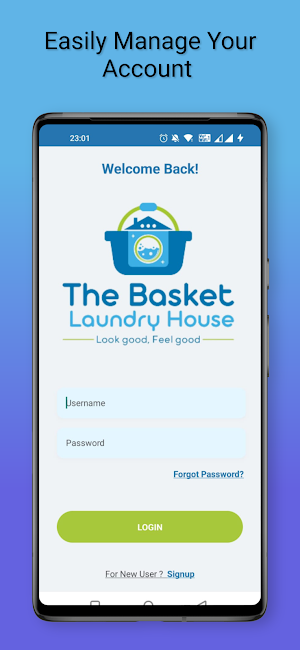 Laundry Basket Mumbai App Screenshot 1
