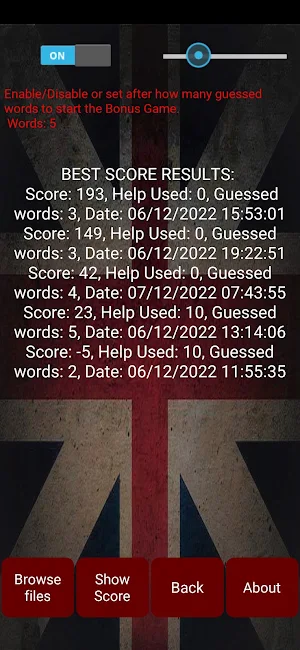 Guess The English Word Game Screenshot 2