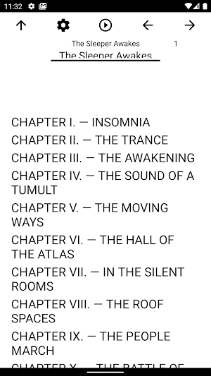 Book, The Sleeper Awakes Screenshot 0
