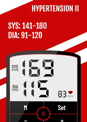 Blood Pressure Tracker App log Screenshot 3