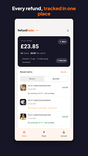 RefundRadar: Auto Refunds Screenshot 2