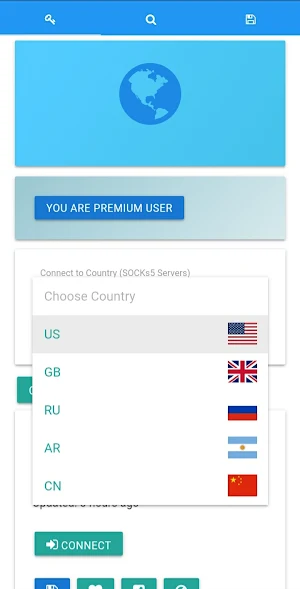 VPNUSI: Private VPN Proxy App Screenshot 1