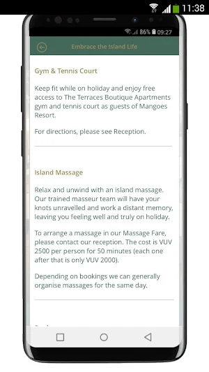 Mangoes Resort Screenshot 3