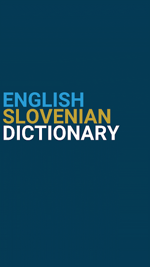 English : Slovenian Dictionary Screenshot 0