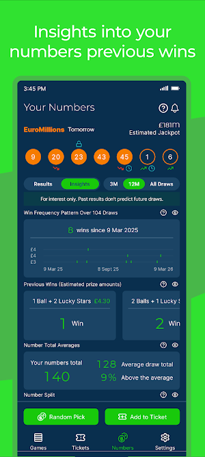 LottoBase: UK National Lottery Screenshot 3