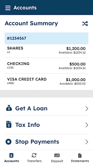 Lakewood Credit Union Screenshot 1
