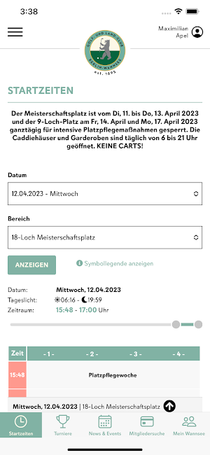 GLC Berlin-Wannsee e.V. Screenshot 1