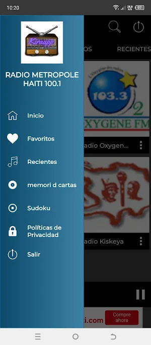 Radio Metropole Haiti 100.1 Screenshot 3