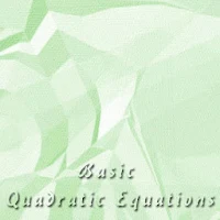 Basic Quadratic Equation