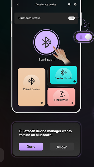 Bluetooth Device Manage & Scan Screenshot 1