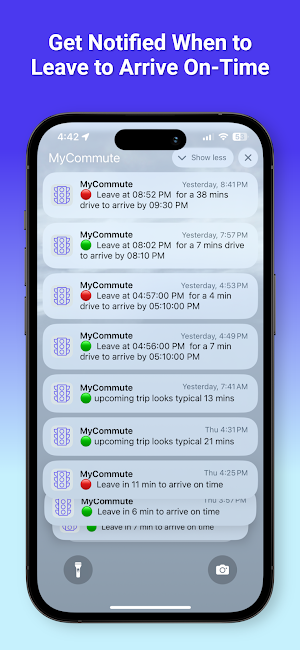 MyCommute Traffic Alert Screenshot 1