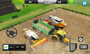 Tractor Farming Game 2020: Real Combine Harvester Screenshot 2