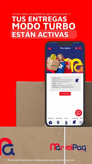 MarvelPaq Courier Screenshot 2