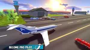 City Airplane Pilot Flight New Game-Plane Games Screenshot 3