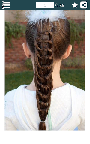 Little Girls Hair Style Ideas Screenshot 0