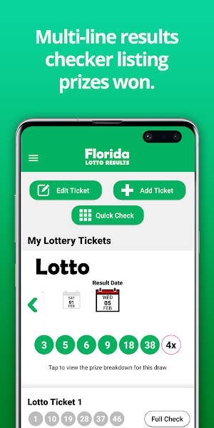 Florida Lottery Results Screenshot 2