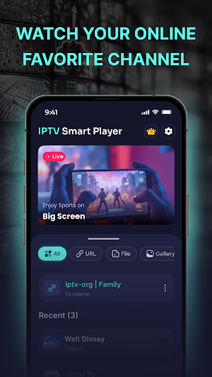 Watch Live TV: IPTV Player Screenshot 2