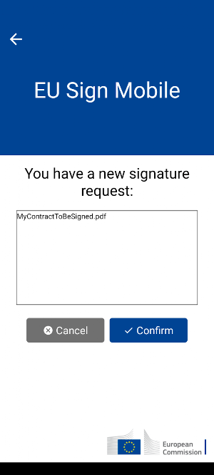 EU Sign Mobile Screenshot 2