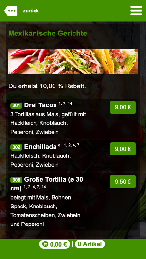 Schlemmer Pizza Marbach Screenshot 2