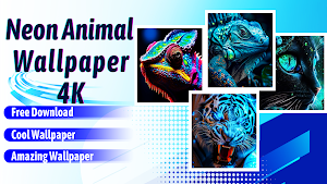 Neon Animal Wallpaper 4K Screenshot 0
